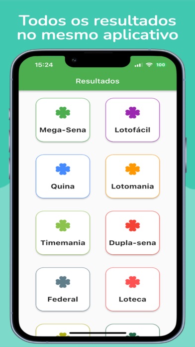 Loterias Caixa - Resultados Screenshot