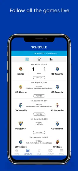 Game screenshot Club Deportivo Tenerife - App apk