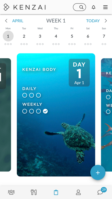 Kenzai Fitness and Nutrition Screenshot