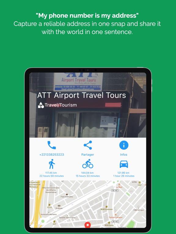 NIMA Codes iPad screenshot 2 - Navigation app