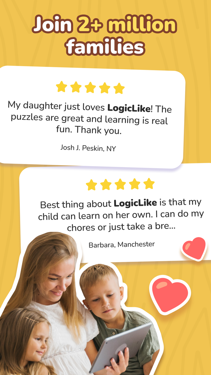 LogicLike Kids learning games