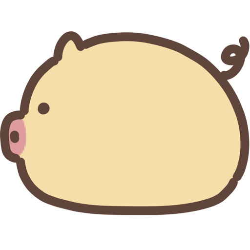soft pig sticker