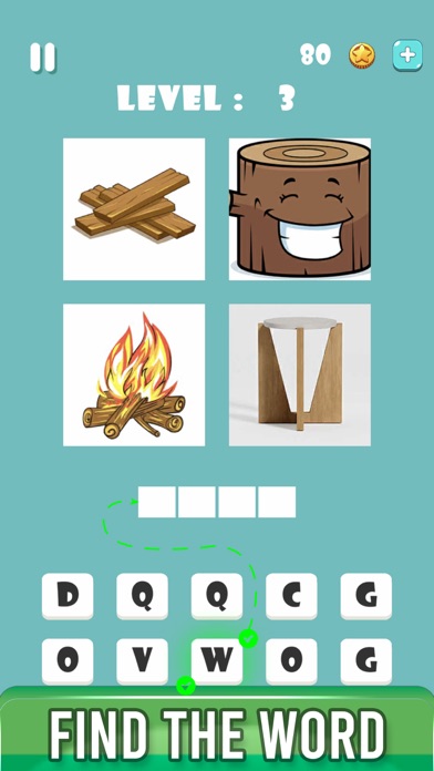 4 Pics 1 Word Fun Quiz Games Screenshot