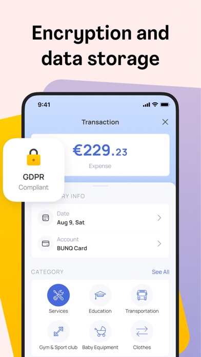iBilly - Budgets & Money Saver Screenshot