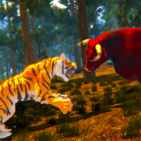 Angry Wild Tiger Simulator 3D