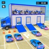 US Police Car Transporter Game icon