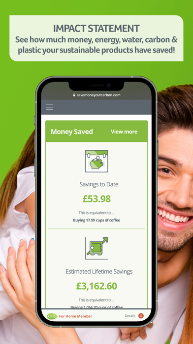 SaveMoneyCutCarbon App Screenshot