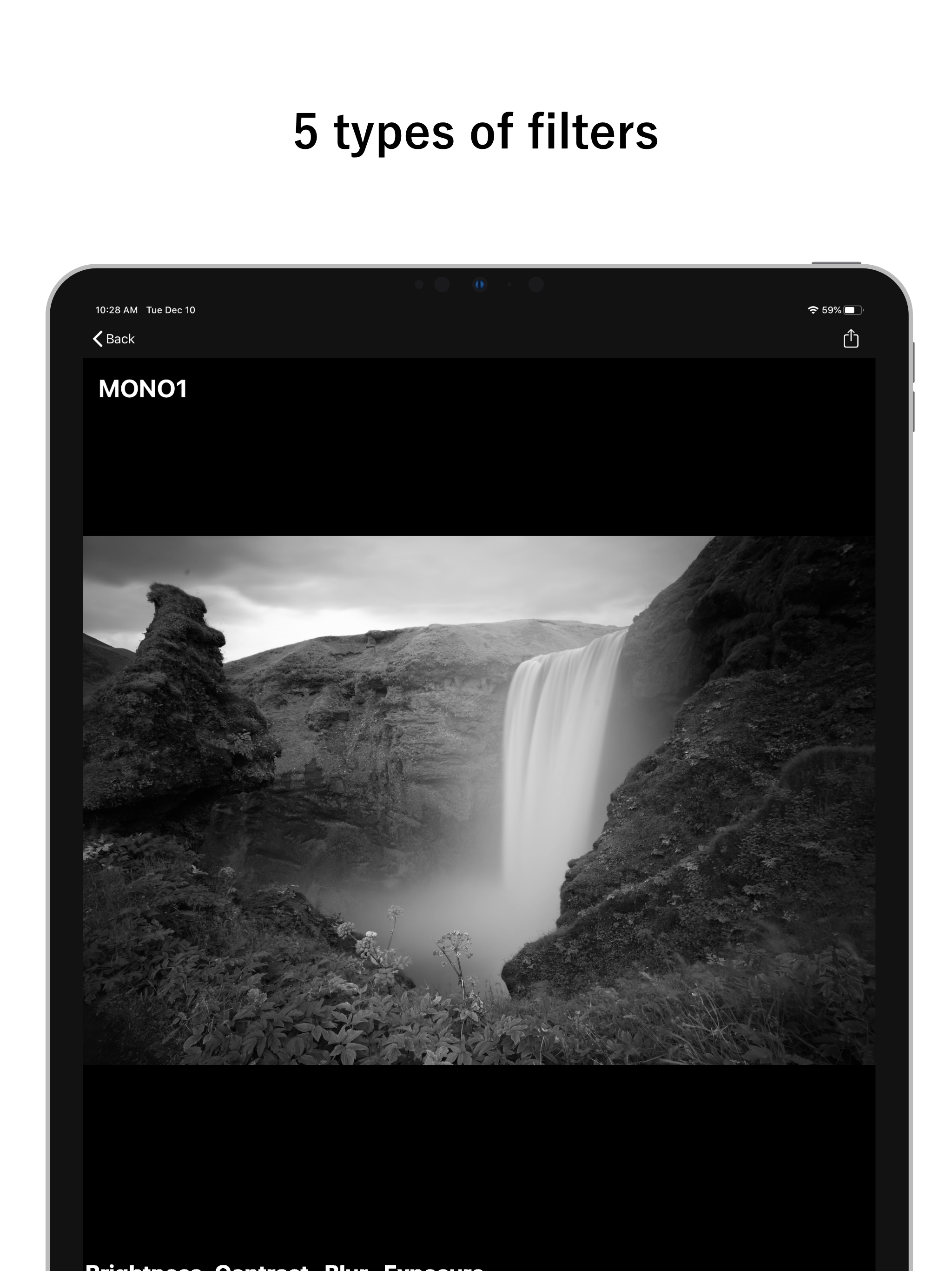 Mono Cam - B&W photo App screenshot 5