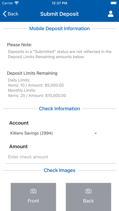 ServisFirst Bank Mobile Screenshot