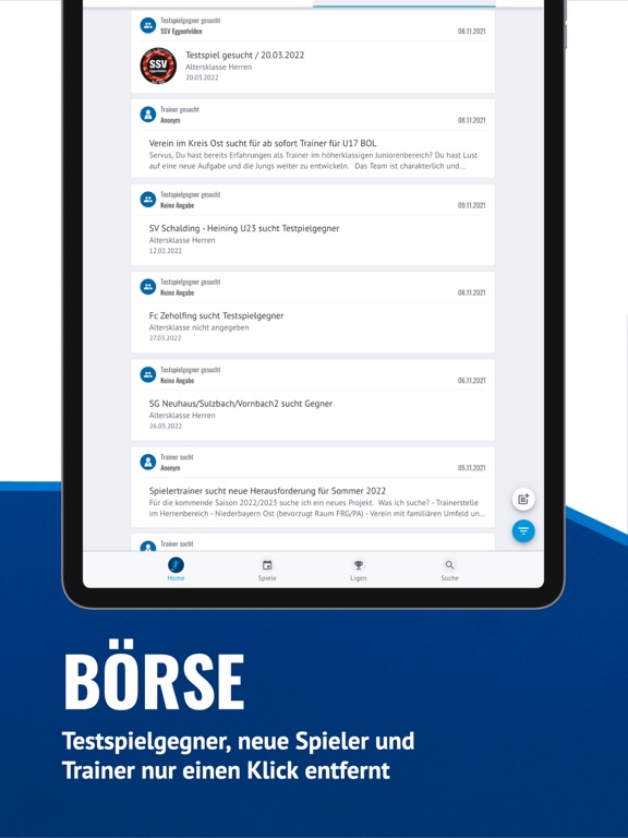FuPa iPad screenshot 6 - Sports app