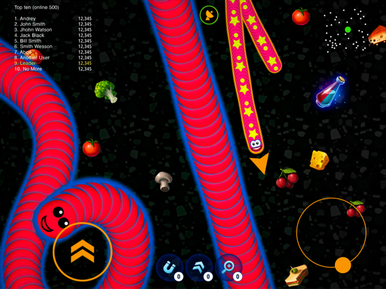 WormsZone.io - Hungry Snake iPad app afbeelding 4