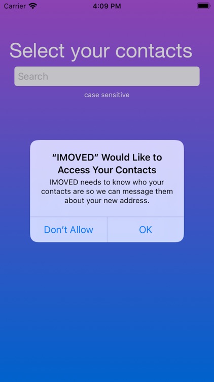 IMoved - Address Move Notifier screenshot-0