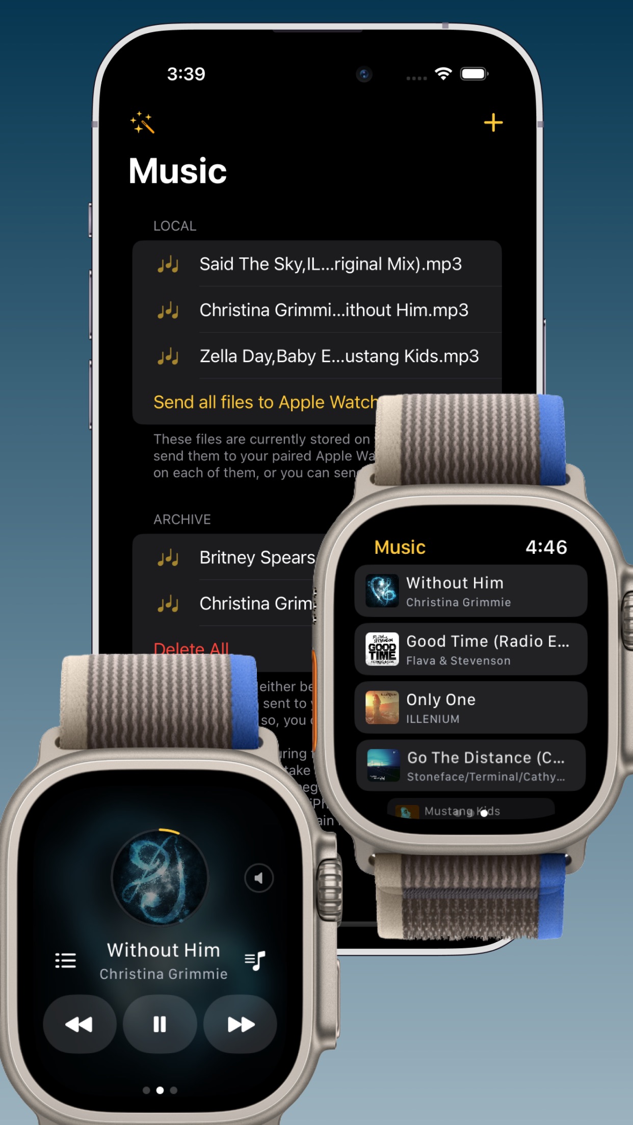 Screenshot do app Player for Watch