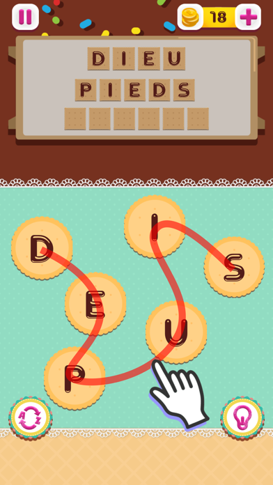 Screenshot #1 pour Jeu de Mots Sucrés