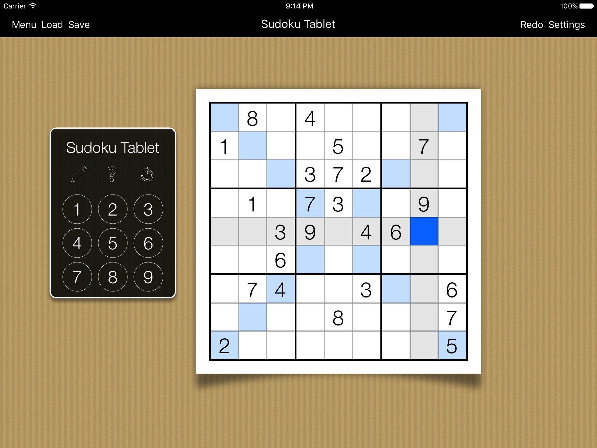 Sudoku Tablet screenshot 3