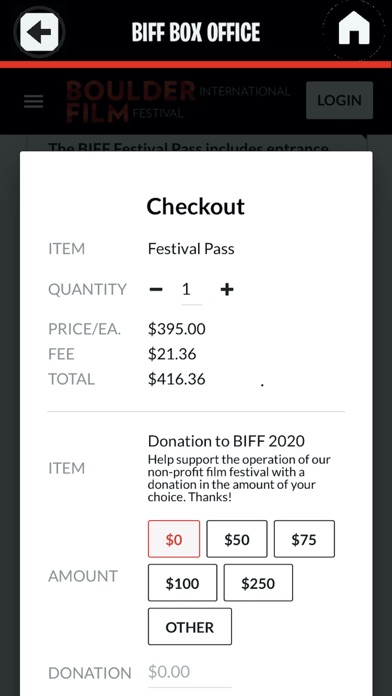 Boulder Film Festival Screenshot