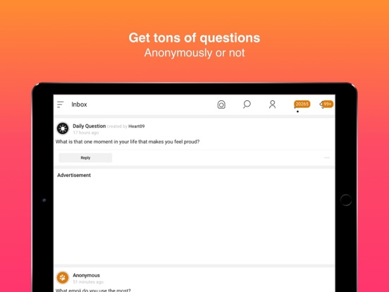Screenshot #4 pour CuriousCat - Anonymous Q&A