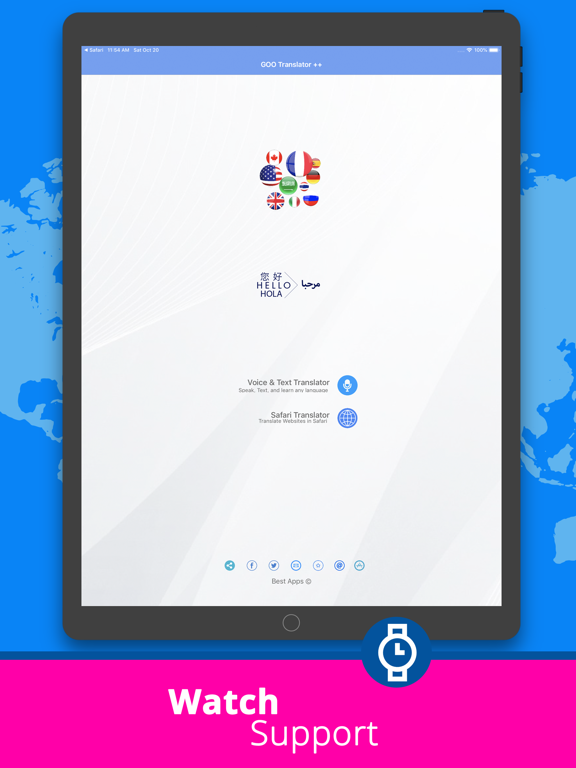 Translate Voice App Translator iPad screenshot 6 - Productivity app