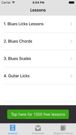 Game screenshot Blues Guitar Licks Lessons mod apk