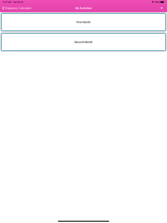 Pregnancy Calculator Calendar iPad screenshot 5 - Health & Fitness app