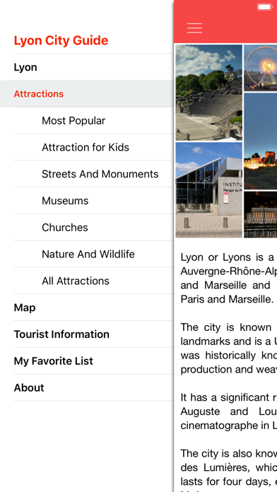 Screenshot #2 pour Lyon City Guide