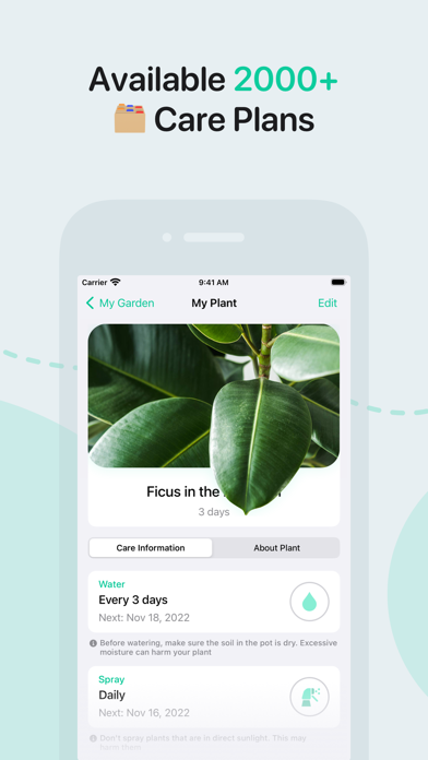 AI Plant Identify & Care App Screenshot