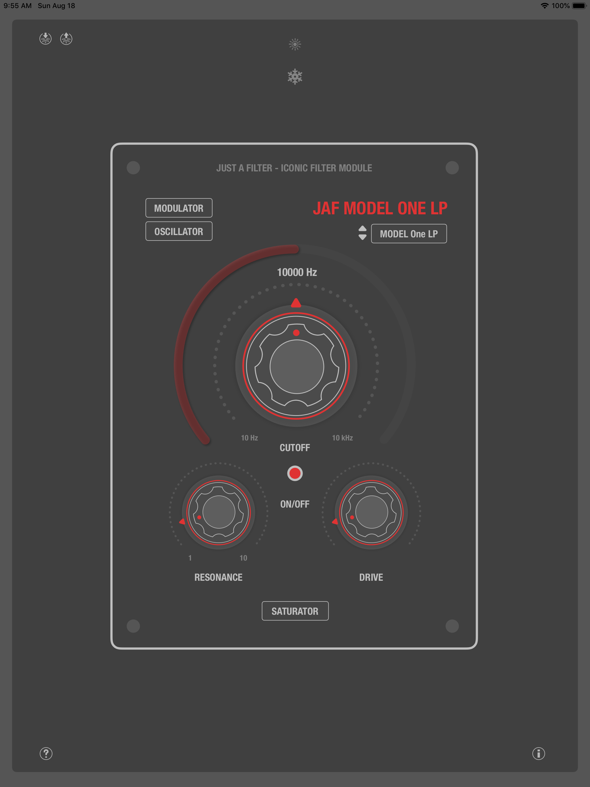 JAF Model One screenshot 7