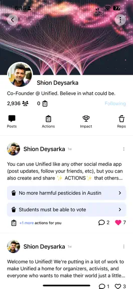 Game screenshot Unified - Activism Made Social hack