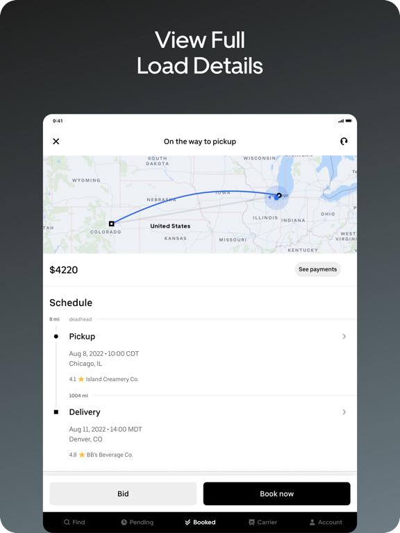 Uber Freight screenshot 2