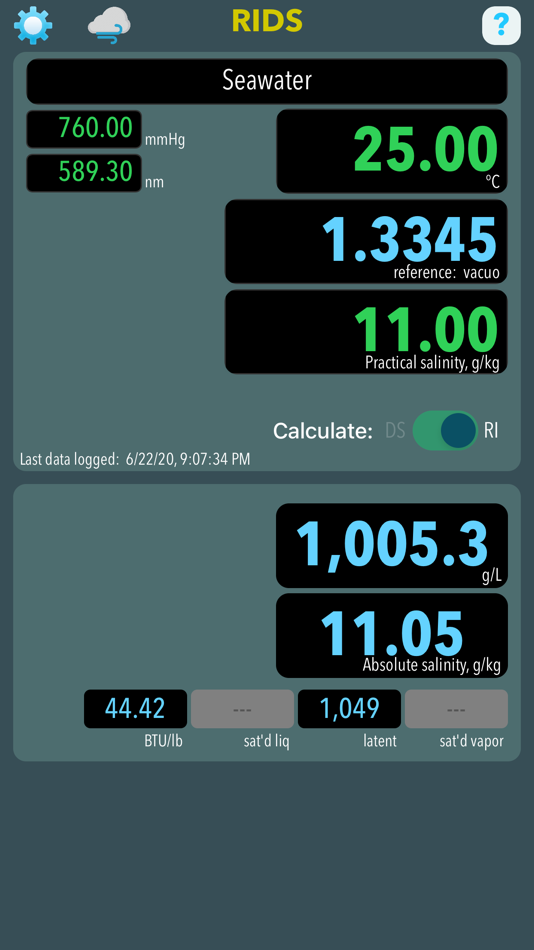 #2. RIDS calc (iOS) By: Wayne Henderson