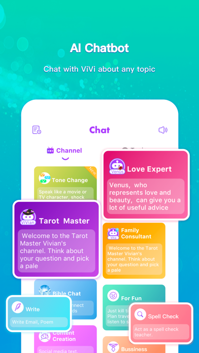 ViVi Keyboard: Theme & Chatbotのおすすめ画像1