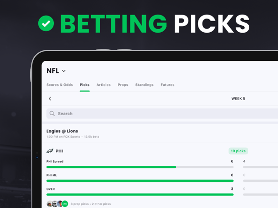 Action Network Sports Bettingのおすすめ画像2