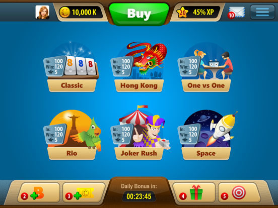 Rummy World iPad app afbeelding 6