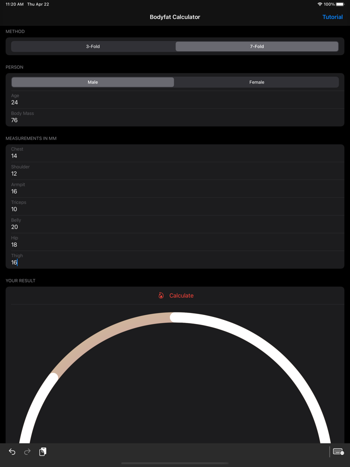 Body Fat Calculator Pro