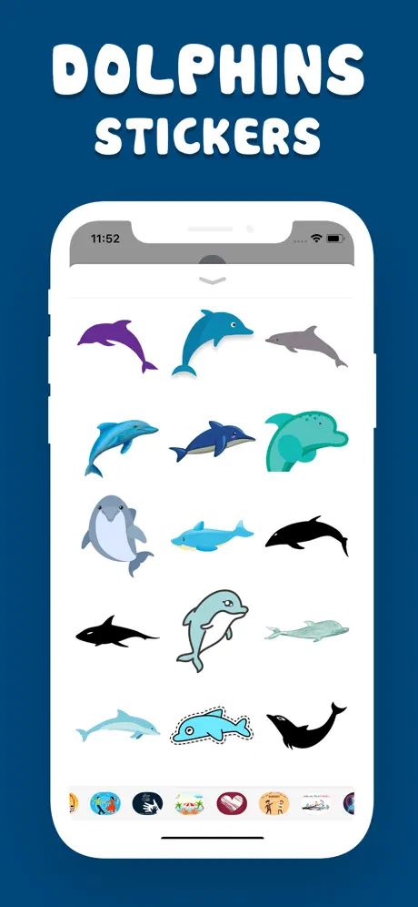 Ocean Dolphin Stickers!