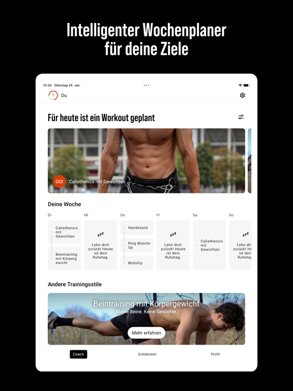 DIE RINGE Calisthenics Workoutのおすすめ画像6