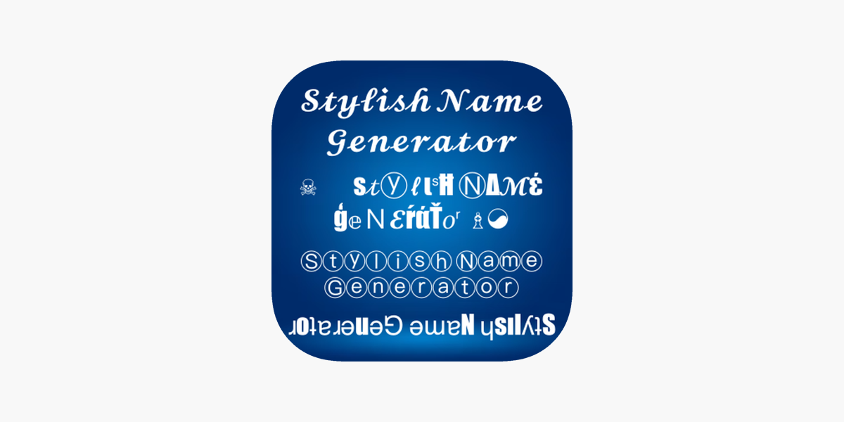 Stylish Name Generator, Apps
