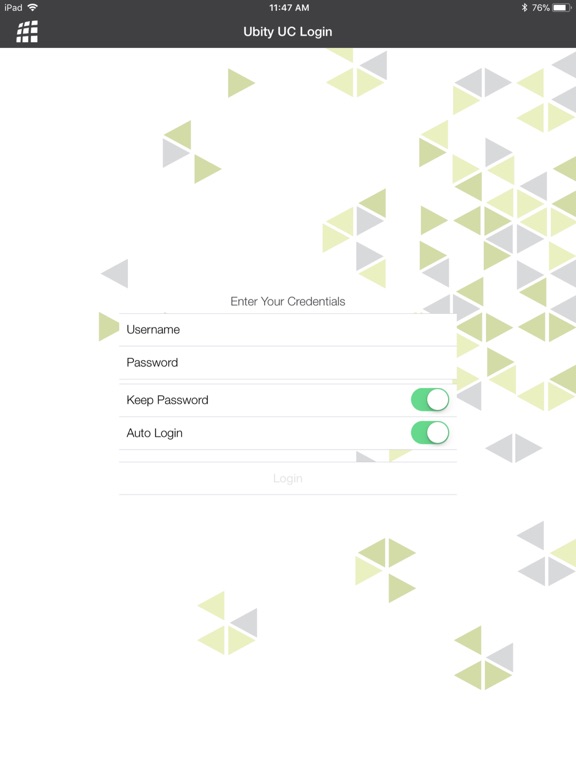 Ubity UC Mobile iPad screenshot 2 - Productivity app