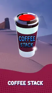 perfect coffee cup stack 3d iphone screenshot 4