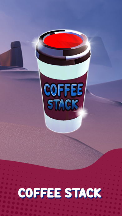 Perfect Coffee Cup Stack 3D Screenshot