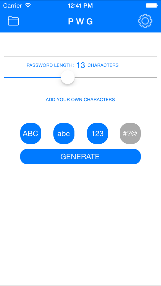 Random PW Generator - 1.1.0 - (iOS)