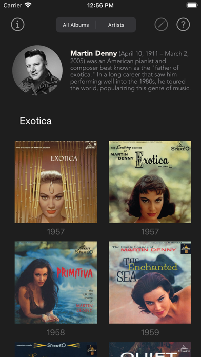Classic Exotica Albums Screenshot