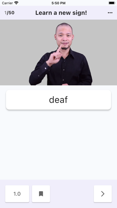 ASL -Sign Language. Learn ASL! Screenshot