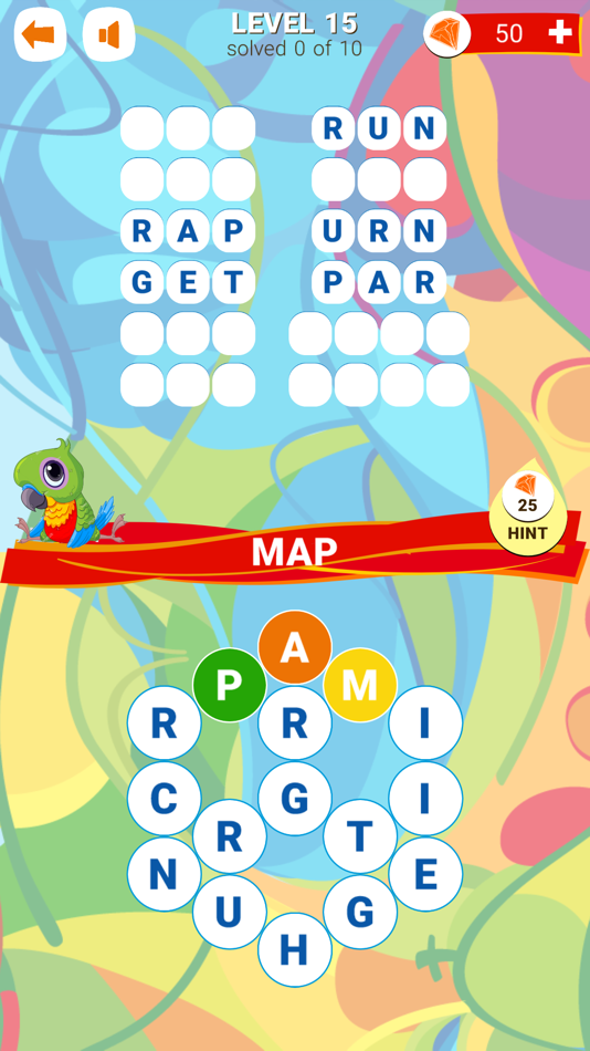 #4. Words in Color! (iOS) 由: Second Gear Games