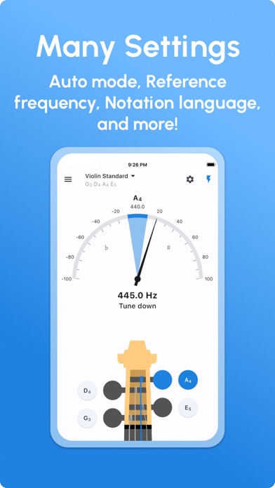Violin Tuner - LikeTones Screenshot