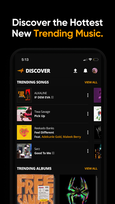 Audiomack - Play Music Offline Screenshot