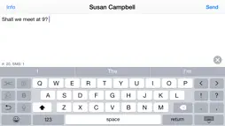 SMS touch screenshot 2