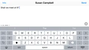 SMS touch screenshot 2