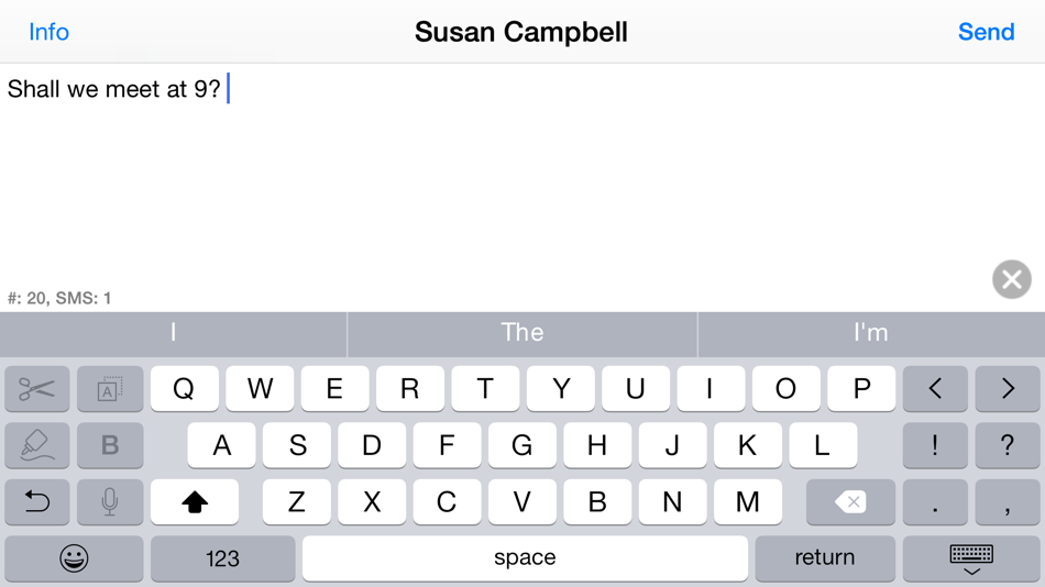 #2. SMS touch (iOS) Podle: Alco Blom