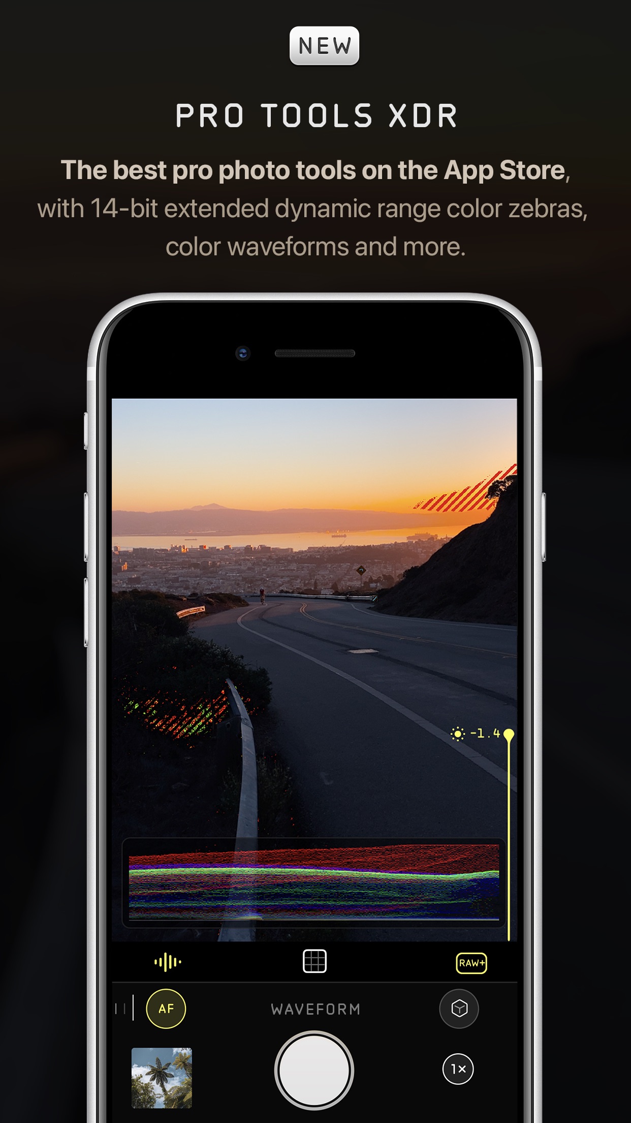 Screenshot do app Halide Mark II - Pro Camera